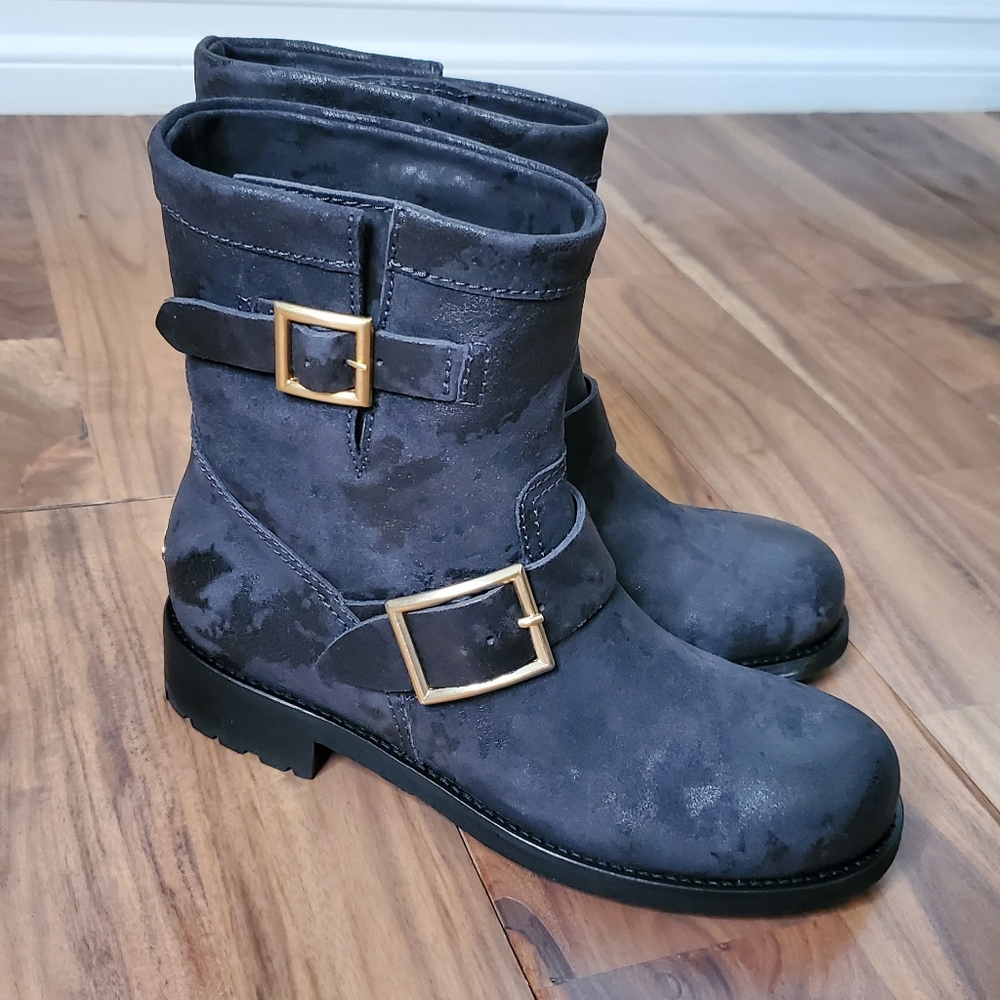 Jimmy Choo Combat Boots, Size 6½